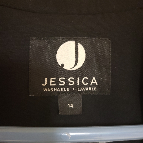 Jessica ladies black blazer size 14 - Picture 4 of 8